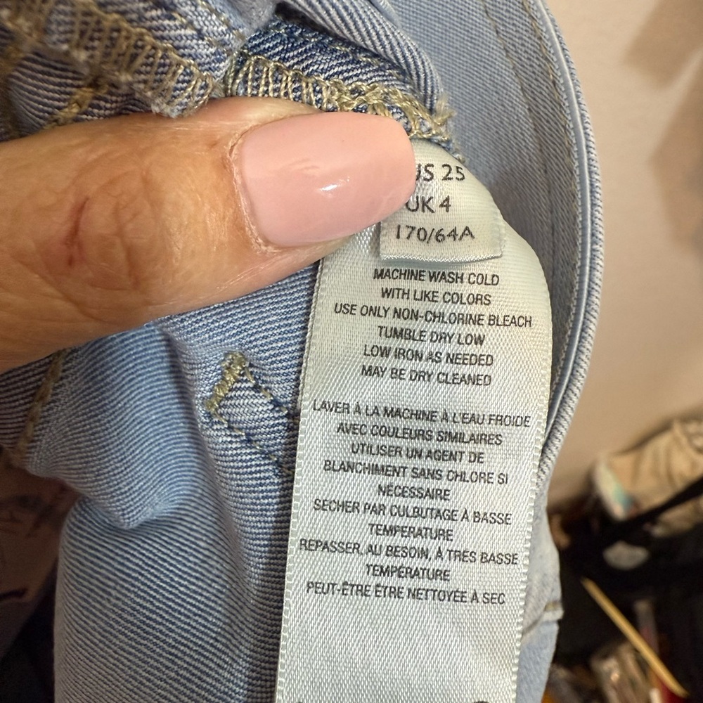 Free People Blue Flare Wide Leg Jeans  (B4) - Picture 9 of 10